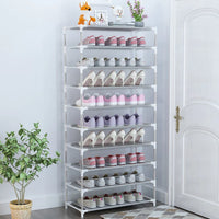 Space-Saving Shoe Rack: DIY Easy Assemble Organizer for Portable Home Storage