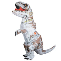 T Rex Velociraptor Inflatable Costume Mascot Cosplay Tirano Saurio Rex Dino Halloween For Women Men Kid Cosplay Funny Suit