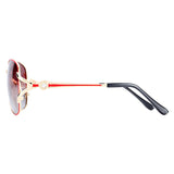 BARCUR Women Gradient Sunglasses Polarized Sun Glasses Luxury Round Eyewear lunette de soleil homme
