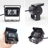 Wireless Night Vision Rear View Camera - 7In Car Monitor - Truck/Bus/RV/Trailer - 12V-24V Display
