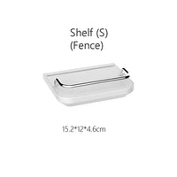 Wall Shelf Free Punch Accessories Hook Brush Holder Box Decoration Kitchen Toilet Bathroom Caravan Home Multifunctional Butler Storage