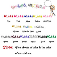 Large star forest vinyl Car stickers suitable for RV Decor mountain, Camping RV, tree moon Auto Sticker