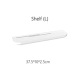 Wall Shelf Free Punch Accessories Hook Brush Holder Box Decoration Kitchen Toilet Bathroom Caravan Home Multifunctional Butler Storage