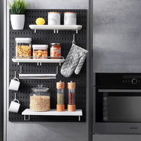 Wall Shelf Free Punch Accessories Hook Brush Holder Box Decoration Kitchen Toilet Bathroom Caravan Home Multifunctional Butler Storage