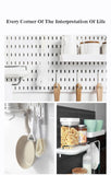 Wall Shelf Free Punch Accessories Hook Brush Holder Box Decoration Kitchen Toilet Bathroom Caravan Home Multifunctional Butler Storage