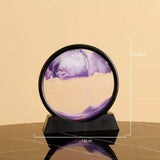 3D Moving Sand Art Picture Glass Craft Deep Sea Sand scape In Motion Display Flowing Sand Frame Sand Flowing Painting Gifts