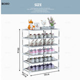 Space-Saving Shoe Rack: DIY Easy Assemble Organizer for Portable Home Storage