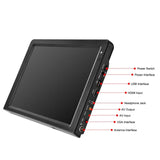 LEADSTAR Rechargeable 12 Inch Portable Mini Tv With DVBT2/H265/Hevc Dolby Ac3 1280*800 TF Card For Home/Car With Car charger