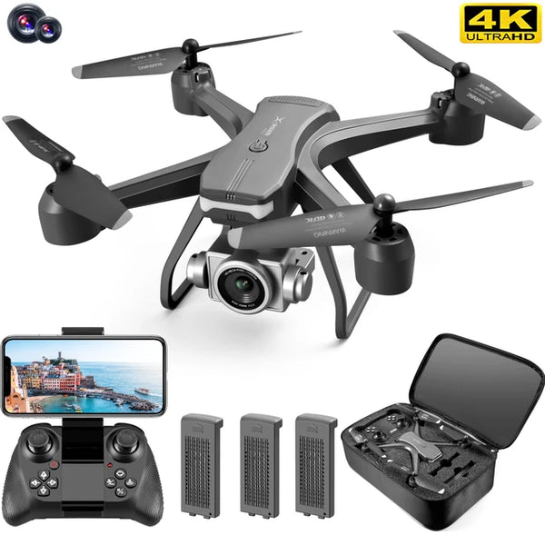 V14 Drone 4K Professional HD Wide Angle Camera WiFi Fpv Drone Dual Camera Height Keep Drones Camera Helicopter Toys