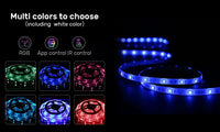 RGB LED Strip Lights 5050 – 1M-30M Color Changing with Music Sync (16 Million Colors)