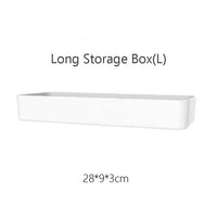 Wall Shelf Free Punch Accessories Hook Brush Holder Box Decoration Kitchen Toilet Bathroom Caravan Home Multifunctional Butler Storage