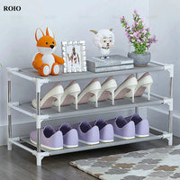Space-Saving Shoe Rack: DIY Easy Assemble Organizer for Portable Home Storage