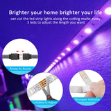 RGB LED Strip Lights 5050 – 1M-30M Color Changing with Music Sync (16 Million Colors)