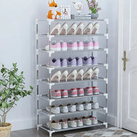 Space-Saving Shoe Rack: DIY Easy Assemble Organizer for Portable Home Storage