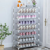 Space-Saving Shoe Rack: DIY Easy Assemble Organizer for Portable Home Storage