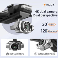 V14 Drone 4K Professional HD Wide Angle Camera WiFi Fpv Drone Dual Camera Height Keep Drones Camera Helicopter Toys