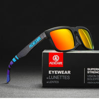 KDEAM 2022 Square Men's Polarized Sunglasses Outdoors Lifestyle Coating Sun Glasses New Matching Colors With Box