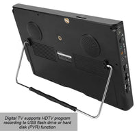 LEADSTAR Rechargeable 12 Inch Portable Mini Tv With DVBT2/H265/Hevc Dolby Ac3 1280*800 TF Card For Home/Car With Car charger