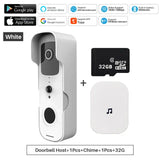 Tuya Smart Video Doorbell WiFi 1080P Video Intercom Door Bell IP Camera Two-Way Audio Works With Alexa Echo Show Google Home Jack's Clearance
