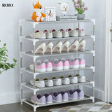 Space-Saving Shoe Rack: DIY Easy Assemble Organizer for Portable Home Storage