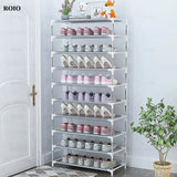 Space-Saving Shoe Rack: DIY Easy Assemble Organizer for Portable Home Storage