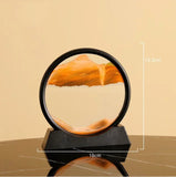 3D Moving Sand Art Picture Glass Craft Deep Sea Sand scape In Motion Display Flowing Sand Frame Sand Flowing Painting Gifts