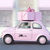 Brand New Car Sticker Caravan Love Heartbeat Car Sticker Camper Decals Body Window Stickers Car Styling Vinyl Decals Stickers