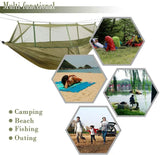 2-Person Camping Hammock with Mosquito Net – Durable Parachute Fabric Sleep Swing for Outdoors