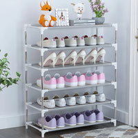 Space-Saving Shoe Rack: DIY Easy Assemble Organizer for Portable Home Storage