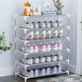 Space-Saving Shoe Rack: DIY Easy Assemble Organizer for Portable Home Storage
