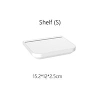 Wall Shelf Free Punch Accessories Hook Brush Holder Box Decoration Kitchen Toilet Bathroom Caravan Home Multifunctional Butler Storage