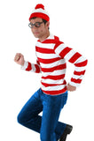Where's Wally Adult Fancy Dress Costume for Halloween