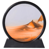 3D Moving Sand Art Picture Glass Craft Deep Sea Sand scape In Motion Display Flowing Sand Frame Sand Flowing Painting Gifts