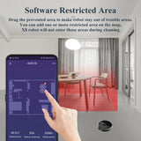 ABIR X8 Robot Vacuum Cleaner ,Laser System, Multiple Floors Maps, Zone Cleaning, Restricted Area Setting for Home Carpet Washing Jack's Clearance