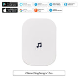 Tuya Smart Video Doorbell WiFi 1080P Video Intercom Door Bell IP Camera Two-Way Audio Works With Alexa Echo Show Google Home Jack's Clearance