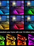 RGB LED Strip Lights 5050 – 1M-30M Color Changing with Music Sync (16 Million Colors)