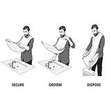 Male Shaving Apron Beard Catcher Bib Hair Trimmer Cape for Men