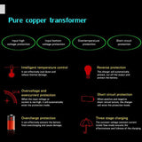 12V 2A Smart Lead Acid Battery Charger Lcd Display 110V 220V For 5AH 7AH 12AH 20AH Motorcycle Toy Car Charge EU US Plug