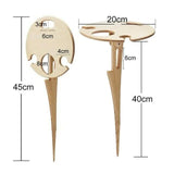 1x Outdoor Wine Table Portable Picnic Table Wine Glass Racks Collapsible Racks Outdoor Tables Outdoor Furniture For Garden Beach