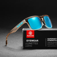KDEAM 2022 Square Men's Polarized Sunglasses Outdoors Lifestyle Coating Sun Glasses New Matching Colors With Box