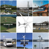 High Power New Energy Wind Generator 2000W Horizontal Turbine Motor Household Windmill, With MPPT Controller, Free energy Jack's Clearance
