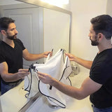 Male Shaving Apron Beard Catcher Bib Hair Trimmer Cape for Men