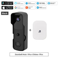 Tuya Smart Video Doorbell WiFi 1080P Video Intercom Door Bell IP Camera Two-Way Audio Works With Alexa Echo Show Google Home Jack's Clearance