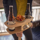 1x Outdoor Wine Table Portable Picnic Table Wine Glass Racks Collapsible Racks Outdoor Tables Outdoor Furniture For Garden Beach