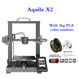 Voxelab Aquila X2 3d Printer Kit High Precision Filament Detect Heating Bed Resume Printing Silent Mainboard 220*220*250mm Jack's Clearance