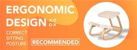 Ergonomic Wooden Kneeling Chair