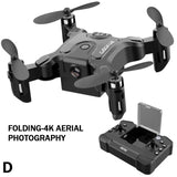 Mini Drone 4K Professional HD Camera High Hold Mode RC Helicopter Kid helicopter RC RTF Quadopter Foldable Quadrocopter WiFi - Jack's Clearance