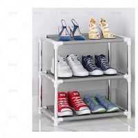 Space-Saving Shoe Rack: DIY Easy Assemble Organizer for Portable Home Storage