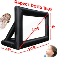 Inflatable Projector Movies Screen - Home Movies/TV Shows/Games