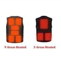 Unisex Smart Electric Heated Vest: Winter Thermal Jacket